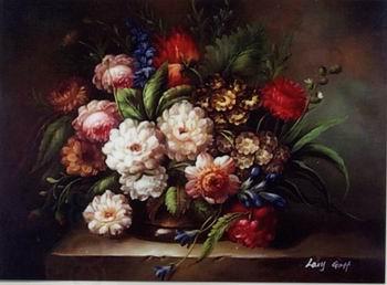 unknow artist Floral, beautiful classical still life of flowers.095 oil painting picture